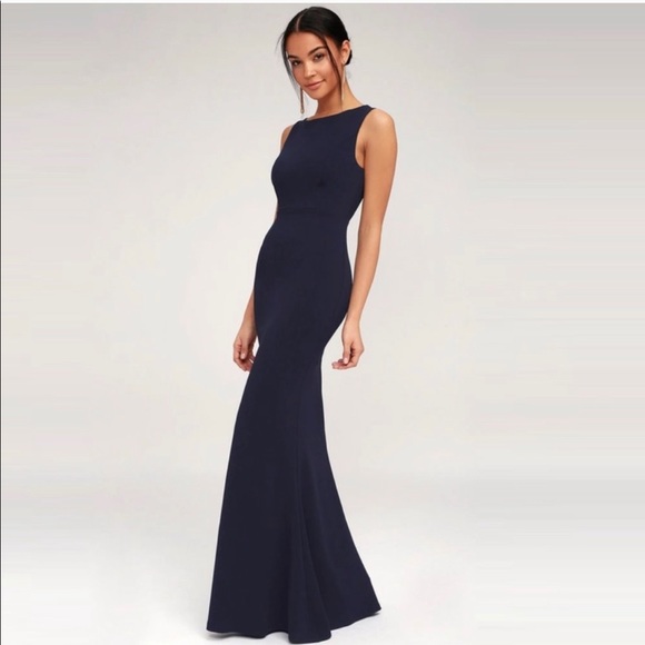Lulus Dresses & Skirts - NWT Lulus | Mine Backless Trumpet Maxi